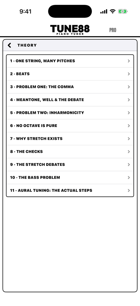 The eleven theory chapters